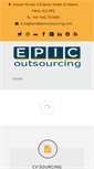 Mobile Screenshot of epicoutsourcing.com