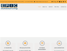 Tablet Screenshot of epicoutsourcing.com